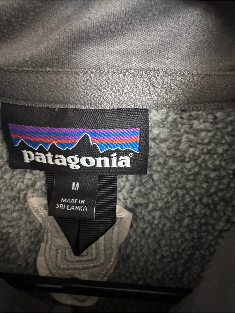 Patagonia Better Sweater Vest Men’s Medium Grey Full Zip 25882 Fleece - Picture 5 of 7